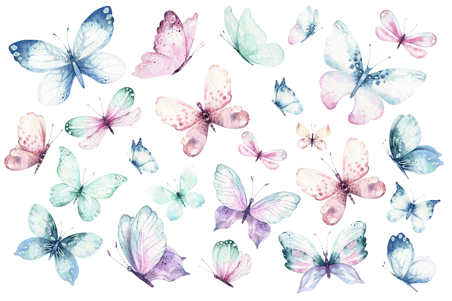 Butterfly wall stickers